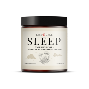 Valériane + champignon Aide au sommeil - Life Cell Aide au sommeil